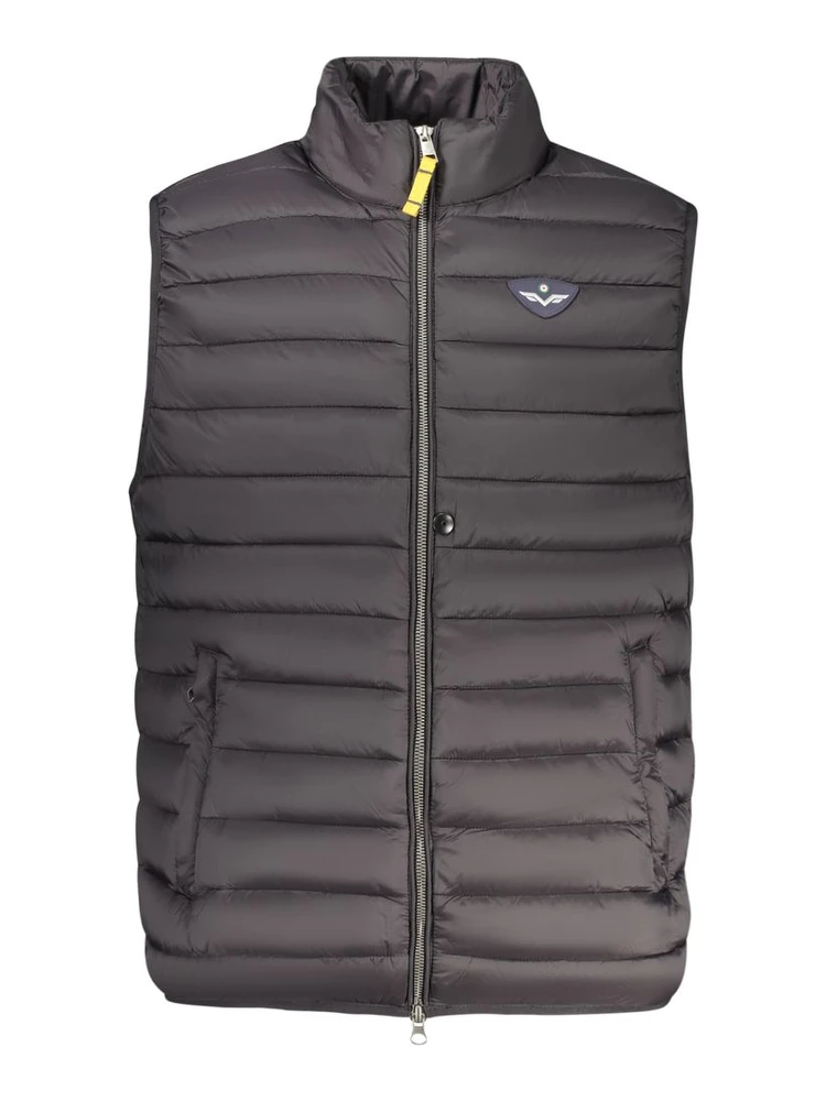 Black Polyamide Men Jacket