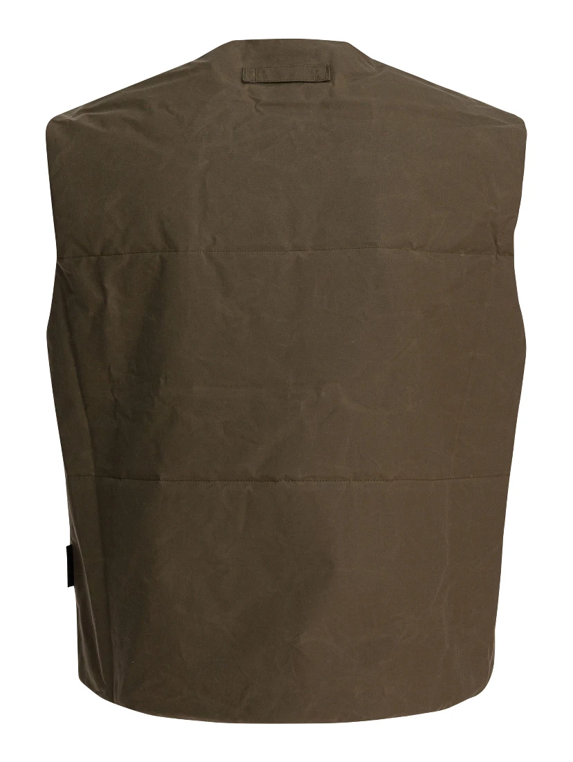 Cotton sleeveless jacket