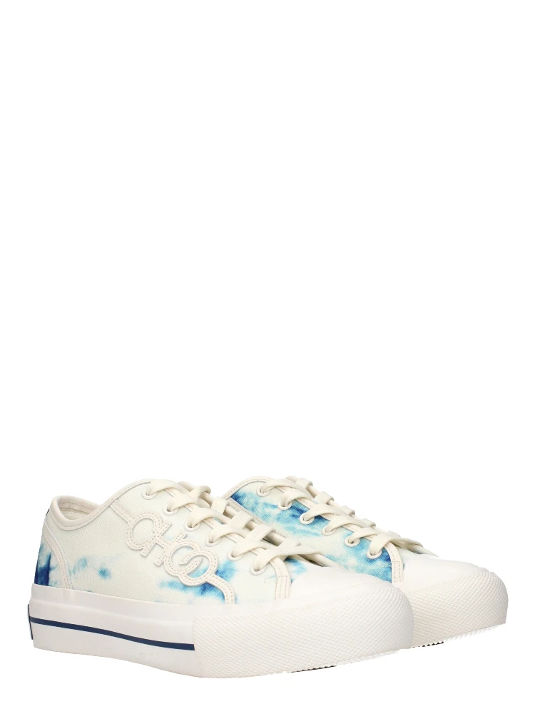 Beige Fabric Low Top Sneakers alternative