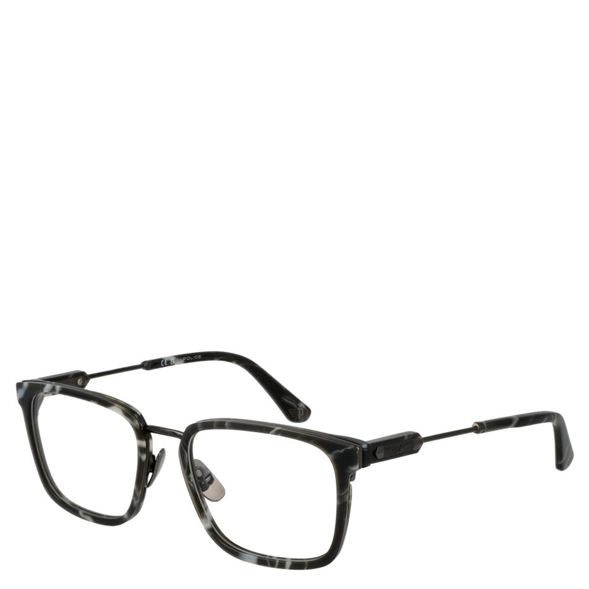نظارات معدنية رمادية (إطارات)