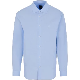 ARMANI EXCHANGE Shirts Clear Blue