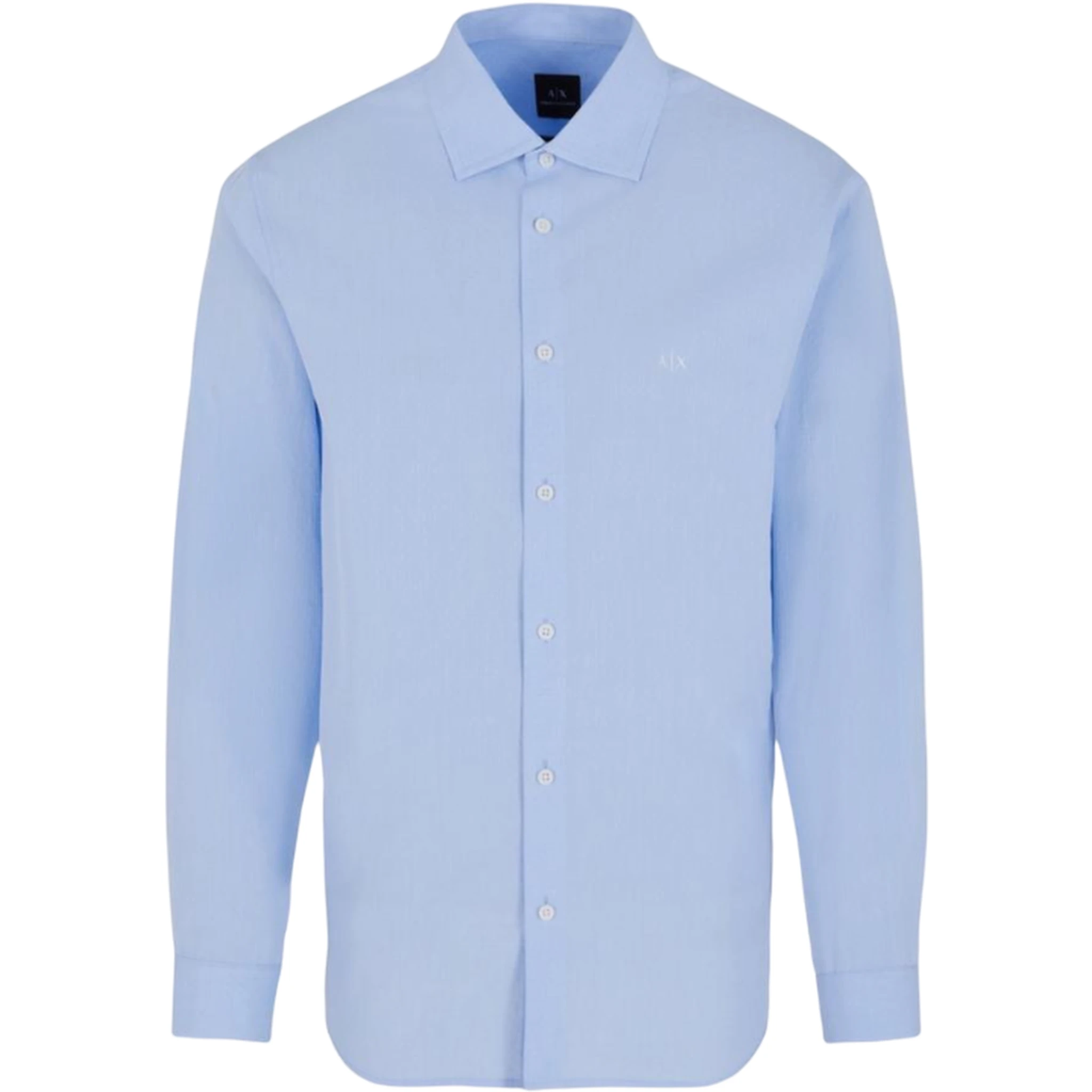 ARMANI EXCHANGE Shirts Clear Blue
