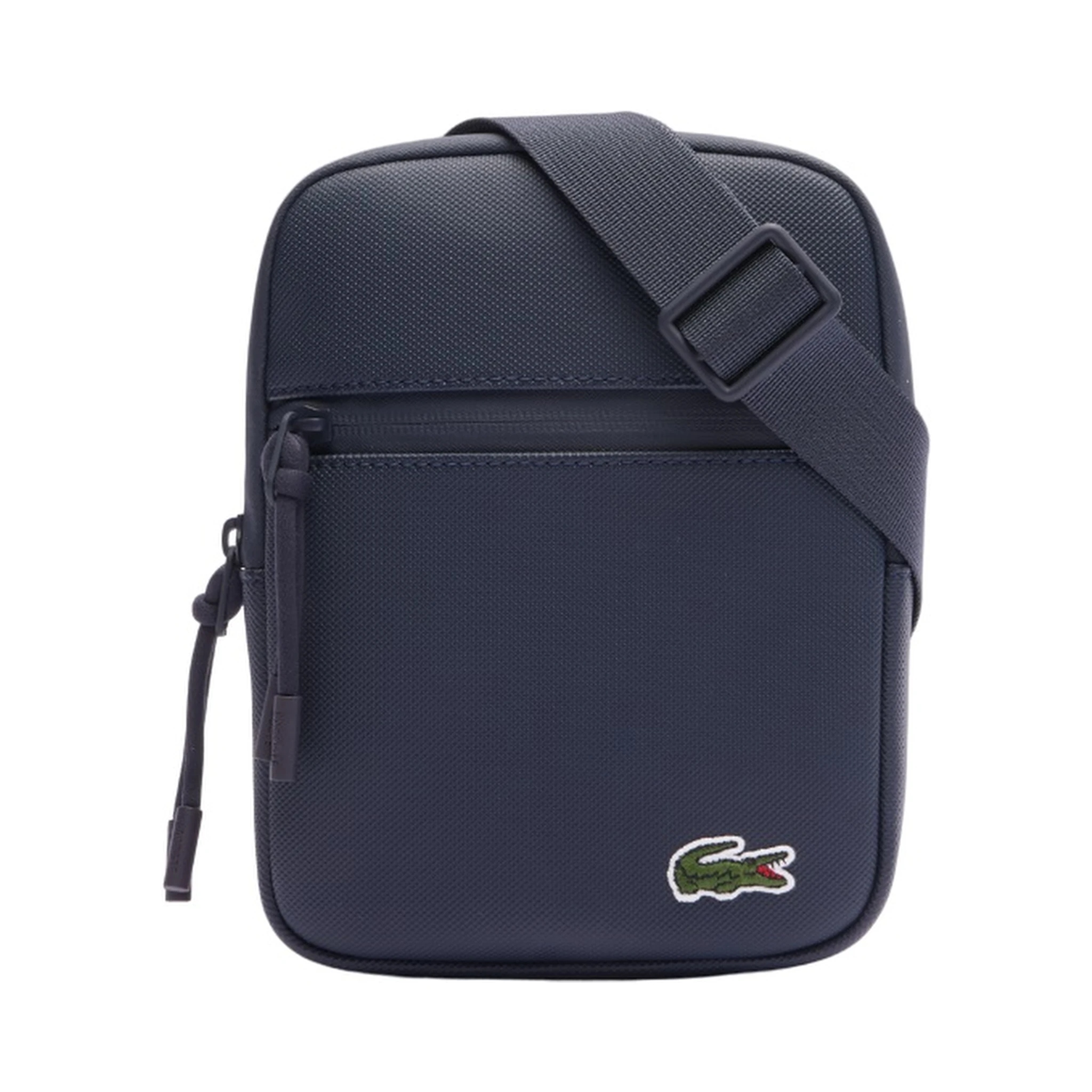 LCST coated canvas small flat crossbody bag