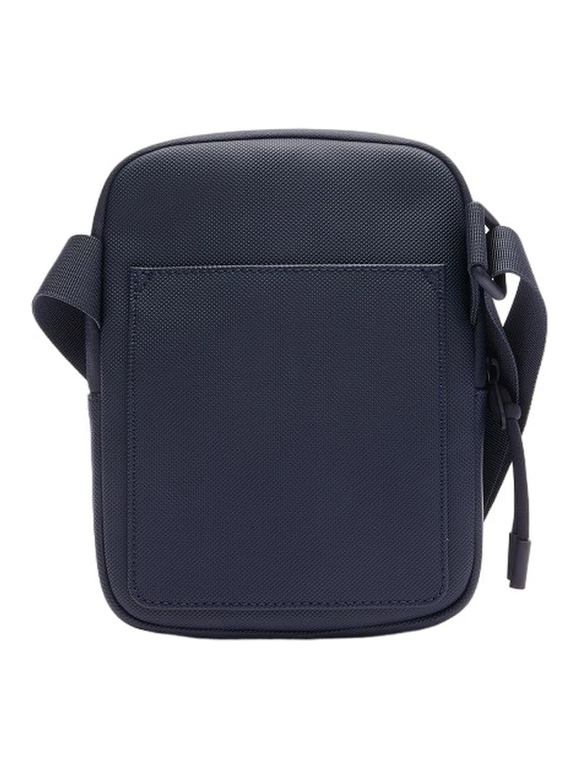 LCST coated canvas small flat crossbody bag