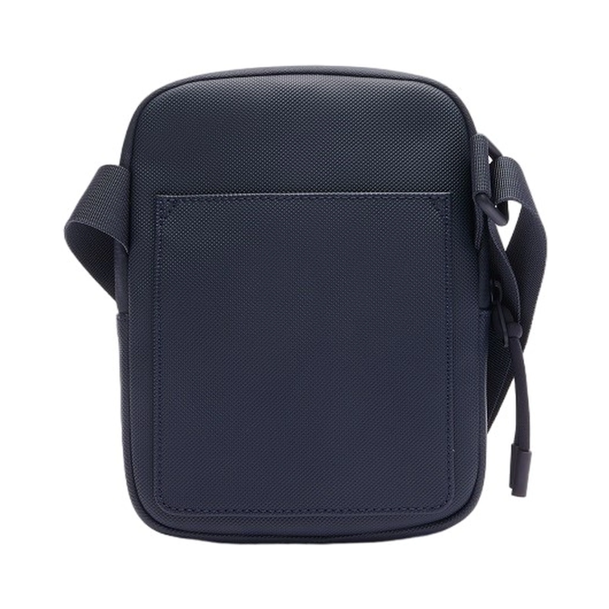 LCST coated canvas small flat crossbody bag
