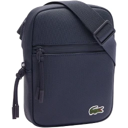 LCST coated canvas small flat crossbody bag