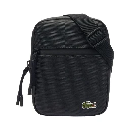 LCST Coated Canvas Small Flat Crossbody Bag