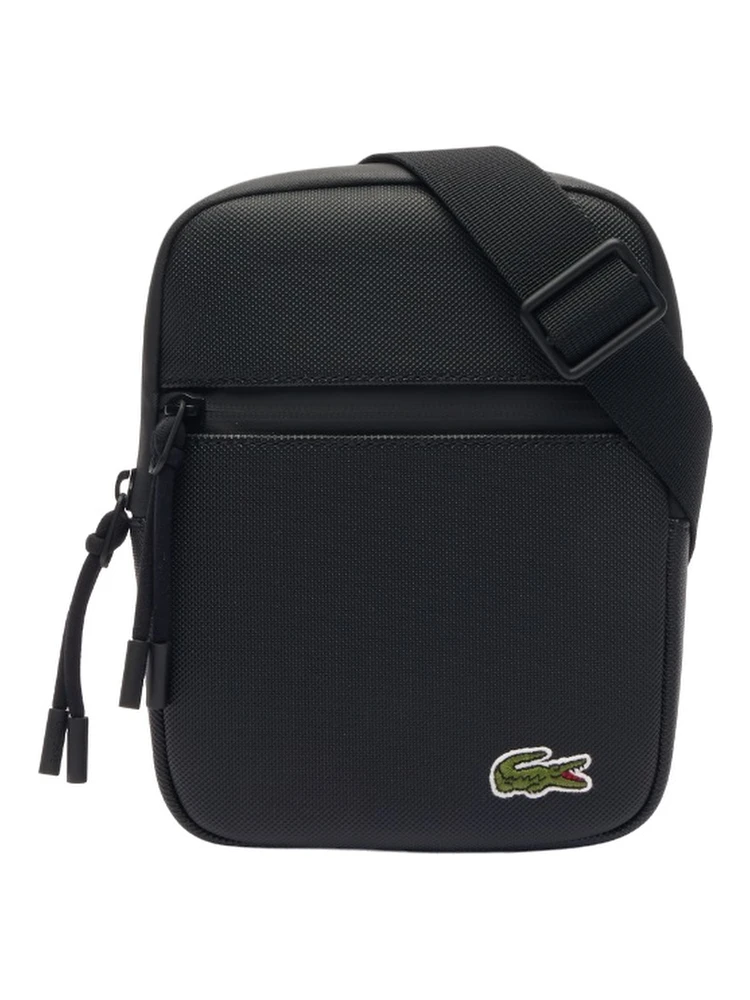 LCST Coated Canvas Small Flat Crossbody Bag