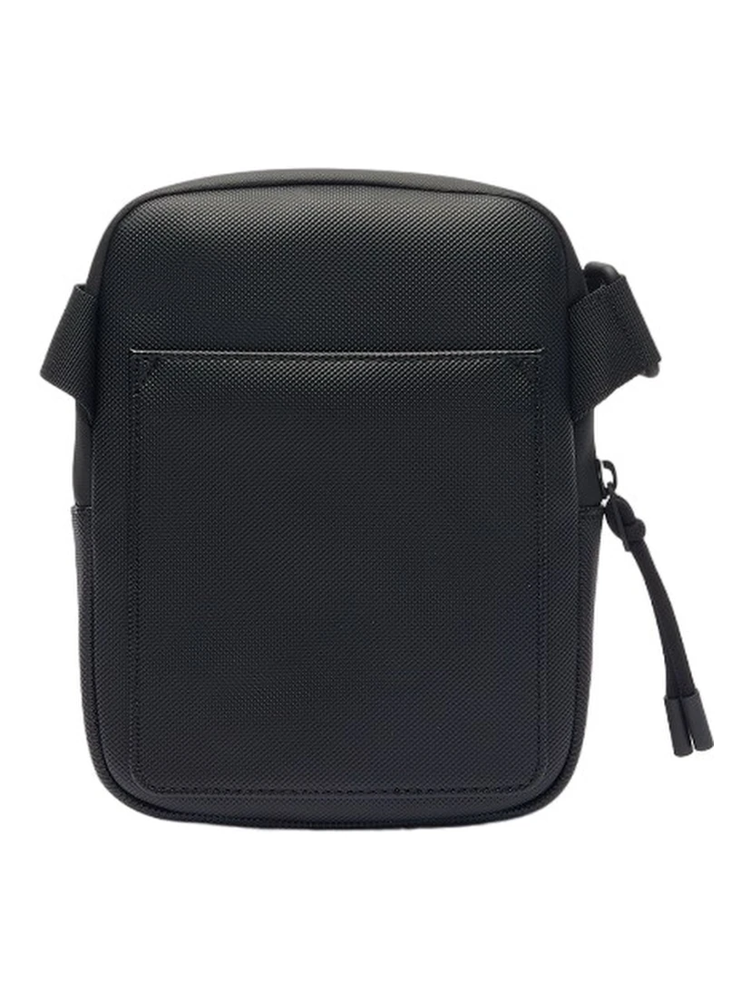 LCST Coated Canvas Small Flat Crossbody Bag