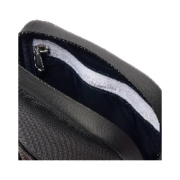 LCST Coated Canvas Small Flat Crossbody Bag
