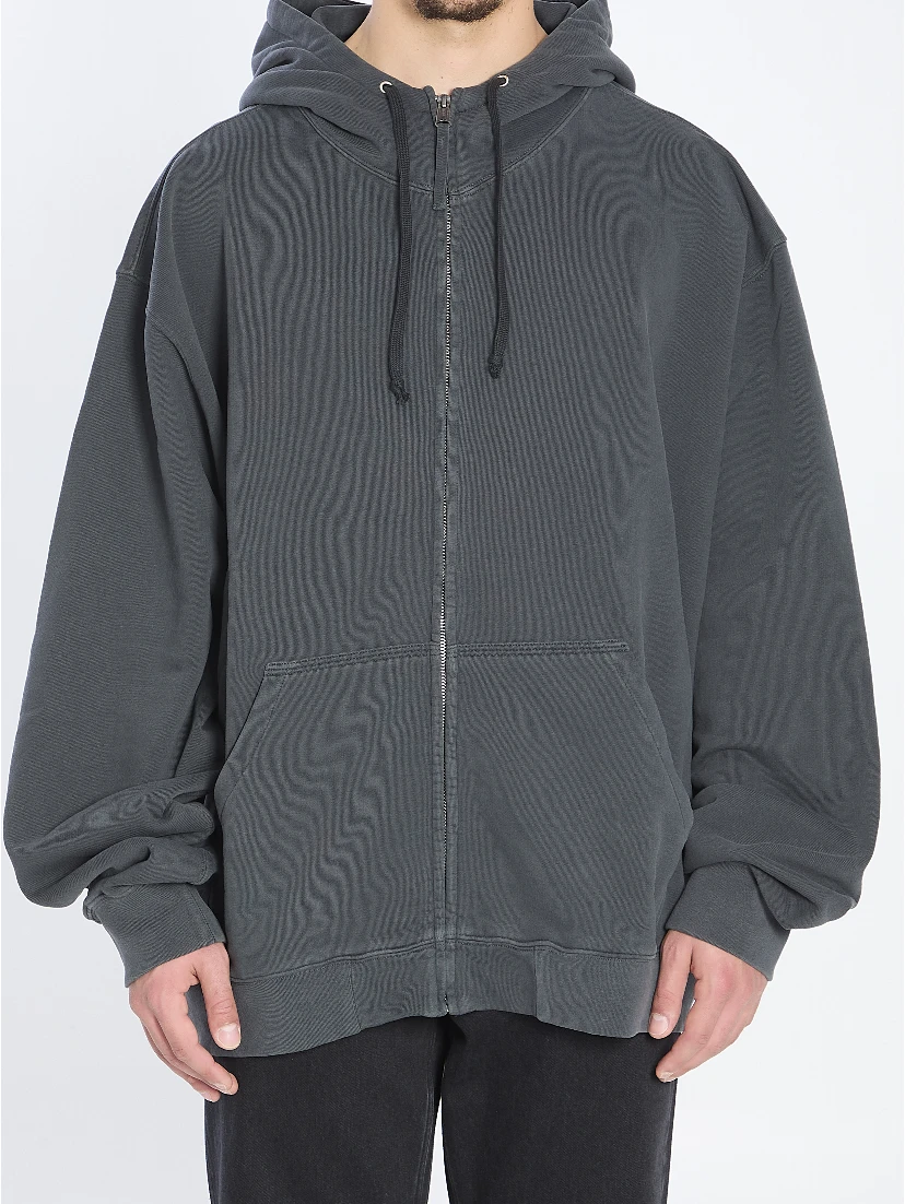 Hoodie with numeric logo