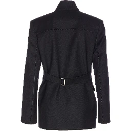 belted blazer