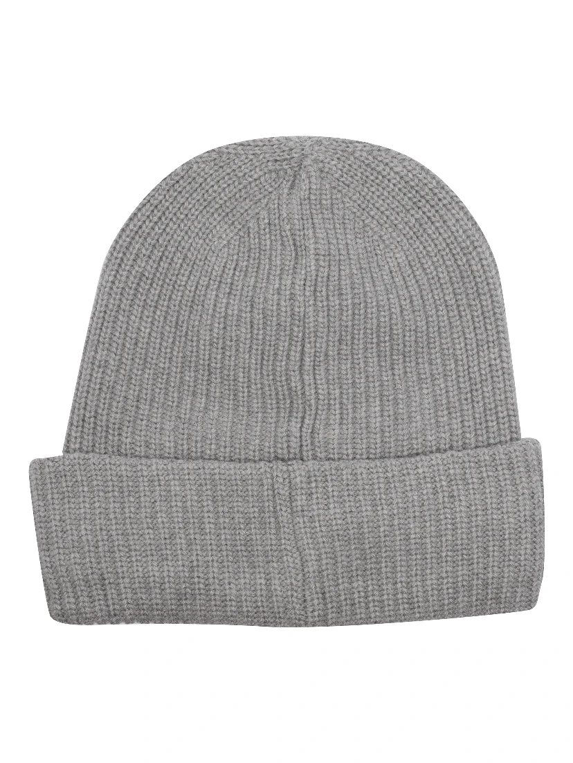 rib-knit beanie