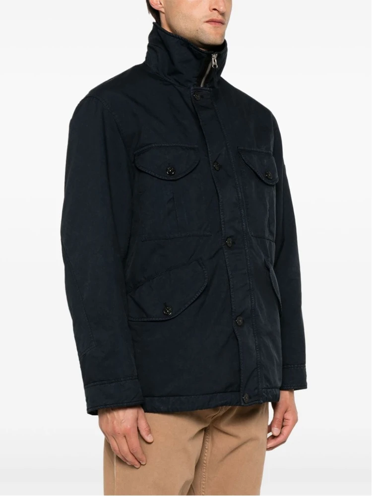 Field jacket with anti-drop alternative