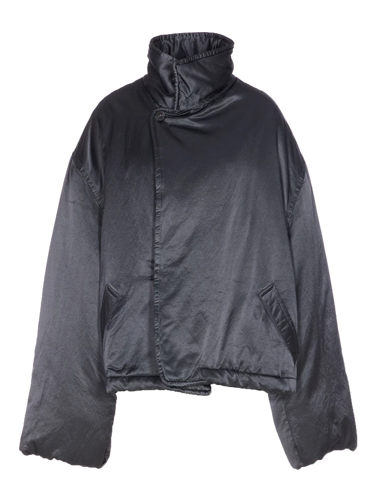 high-neck padded jacket