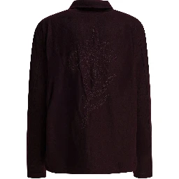 Wool blend overshirt jacket