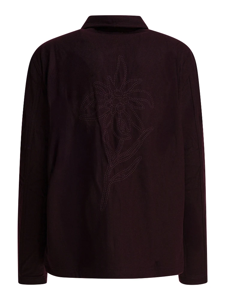 Wool blend overshirt jacket alternative