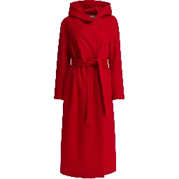 Virgin wool long coat