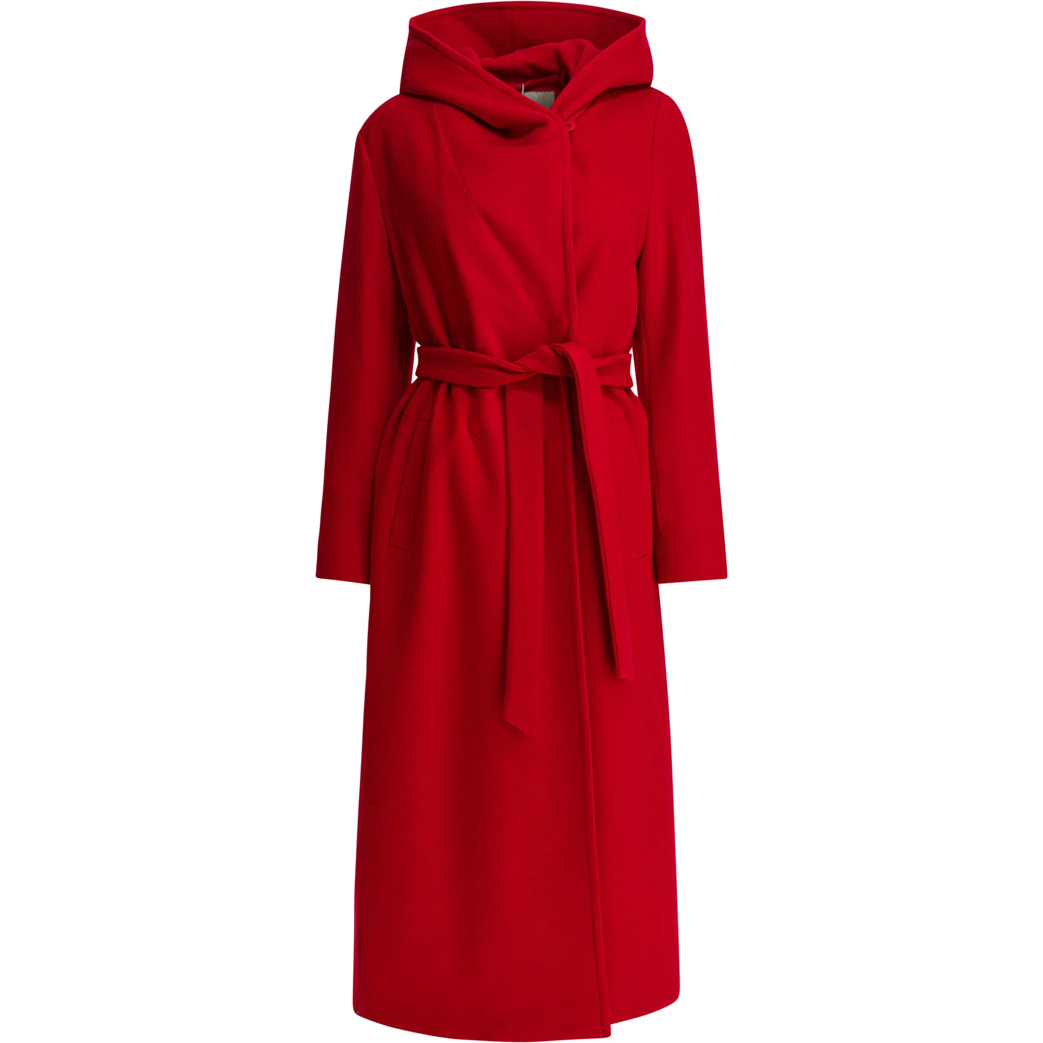 Virgin wool long coat