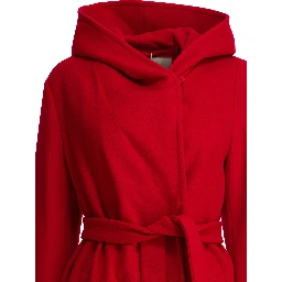 Virgin wool long coat