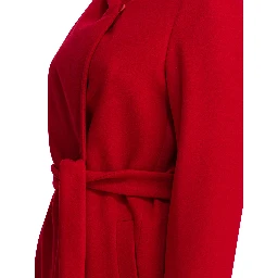 Virgin wool long coat