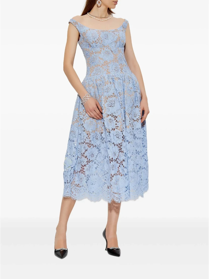 SELF PORTRAIT Dresses Clear Blue