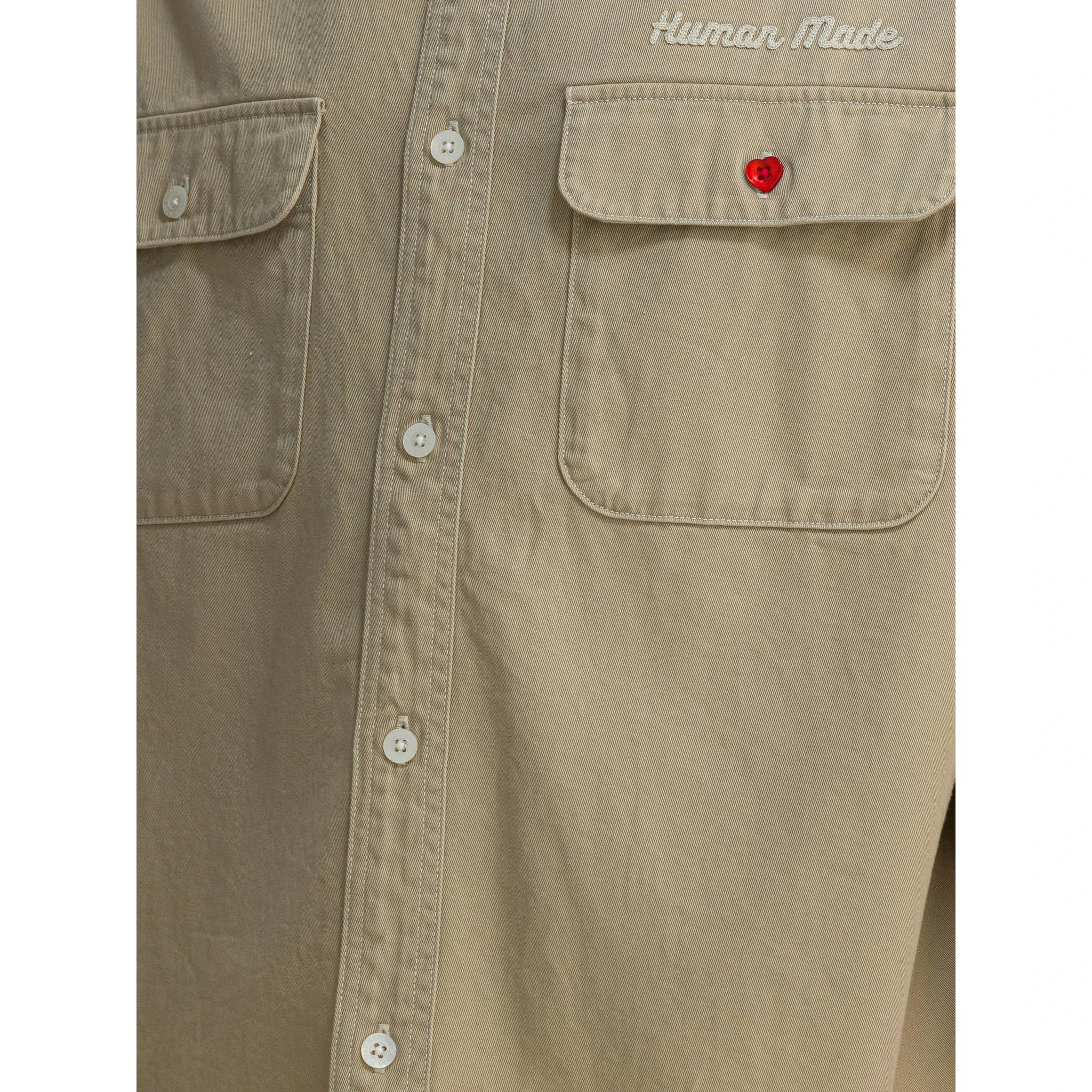 Overshirt jacket with print