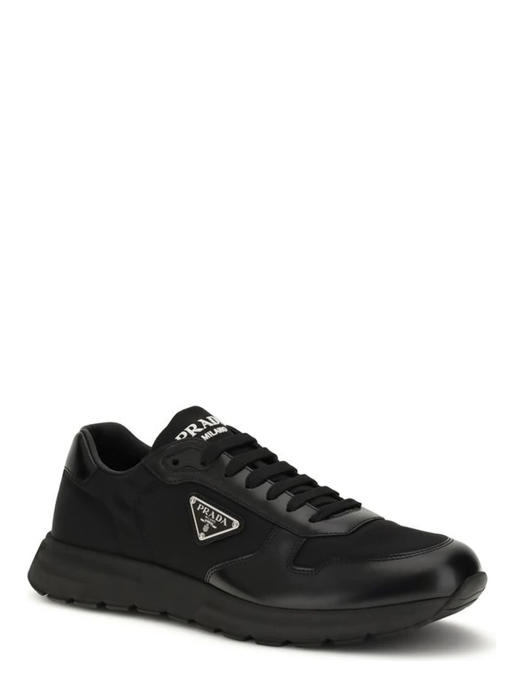 Black Recycled Polyamide Athletic Sneakers alternative