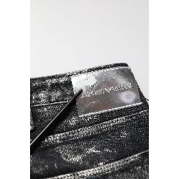 Black Washed Slim Fit Men Denim Trouser Jeans