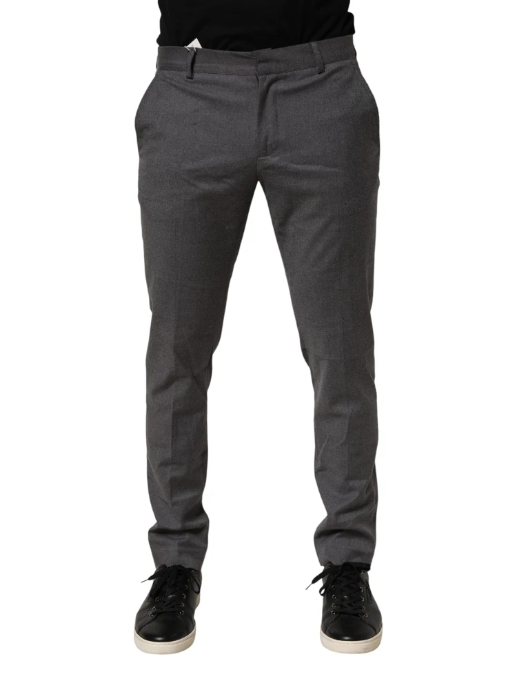Gray Polyester Formal Dress Trouser Pants alternative