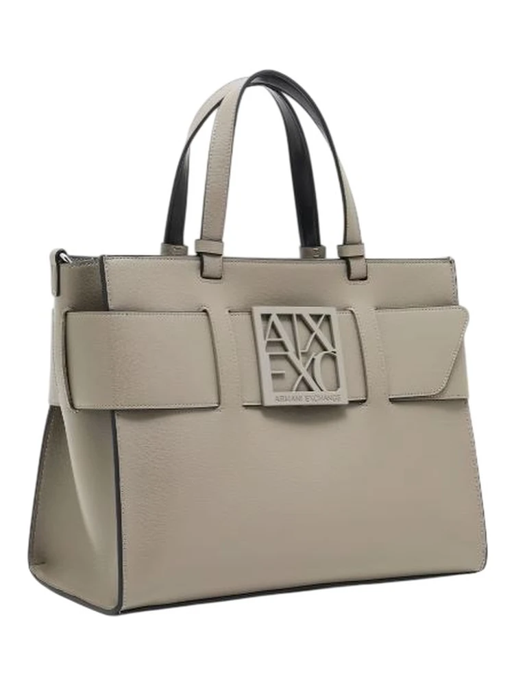 medium logo-plaque tote bag alternative