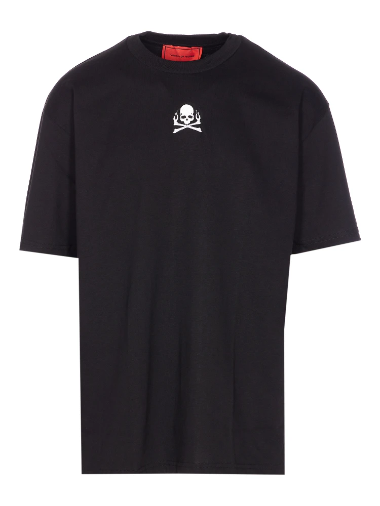 Embroidered Skull T-shirt