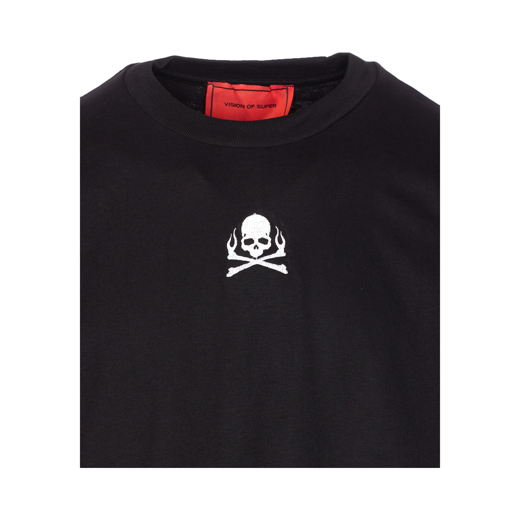 Embroidered Skull T-shirt