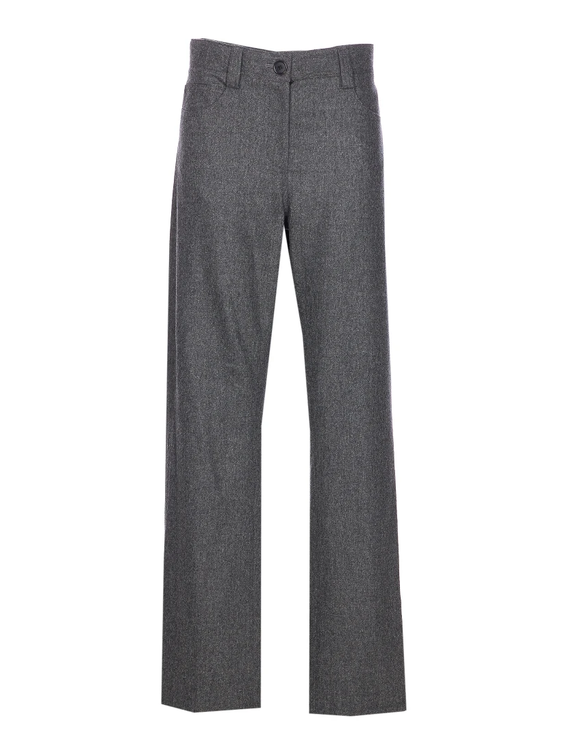 KHAITE Trousers Grey