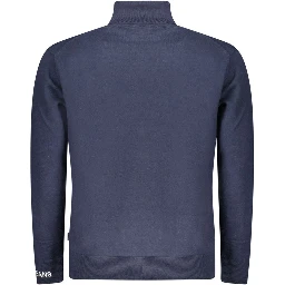 Blue Cotton Men Sweater