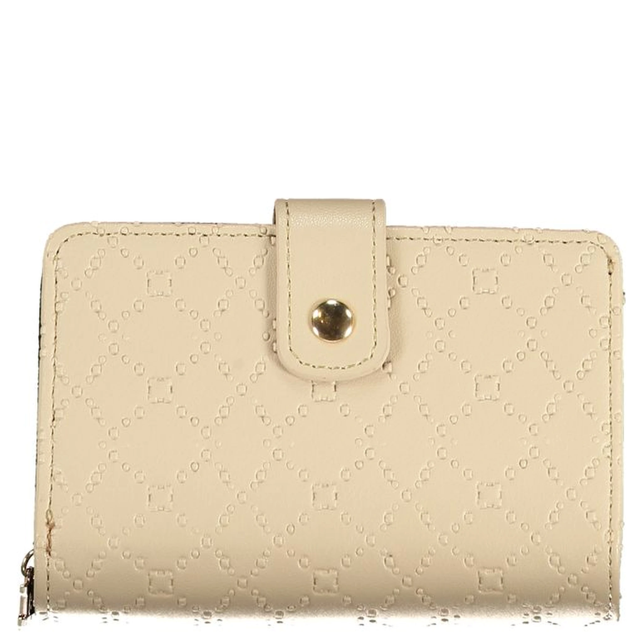 Beige Polyethylene Women Wallet