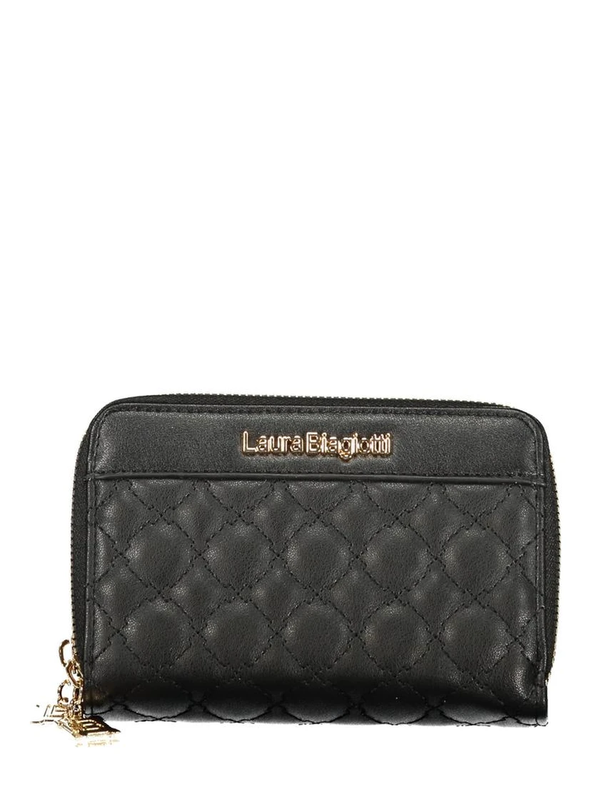Black Polyethylene Women Wallet