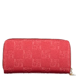 Red Polyethylene Women Wallet