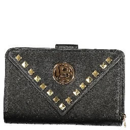 Black Polyethylene Women Wallet