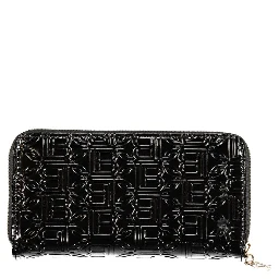 Black Polyethylene Women Wallet