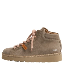 lace-up suede boots