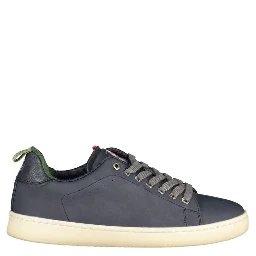 Blue Polyester Men Sneaker