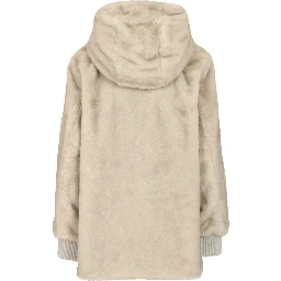 Eco fur blouson jacket
