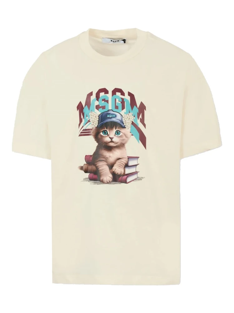 "KITTY" LOGO T-SHIRT