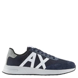 logo-patch panelled-design sneakers