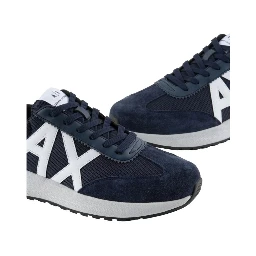 logo-patch panelled-design sneakers