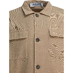 Cotton overshirt jacket