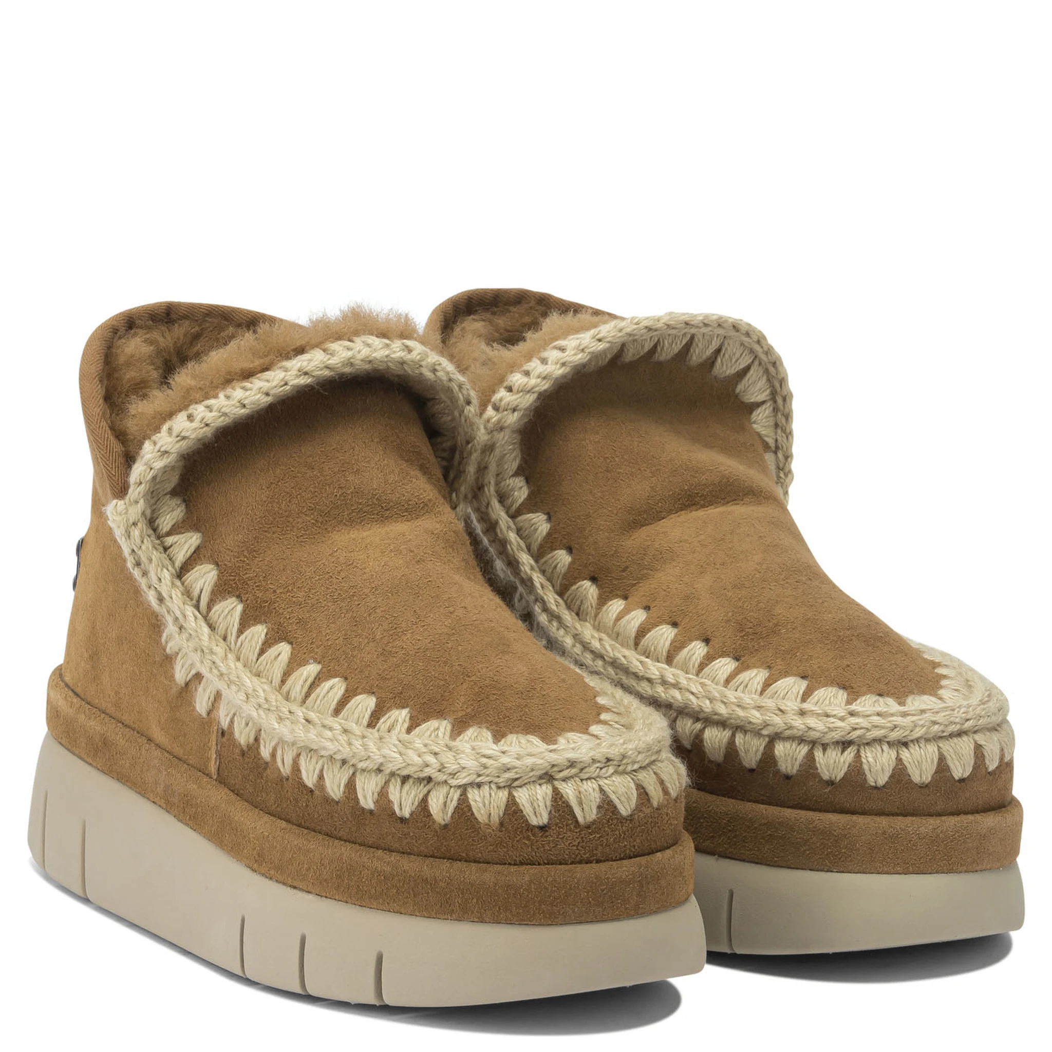 Wool ankle boots