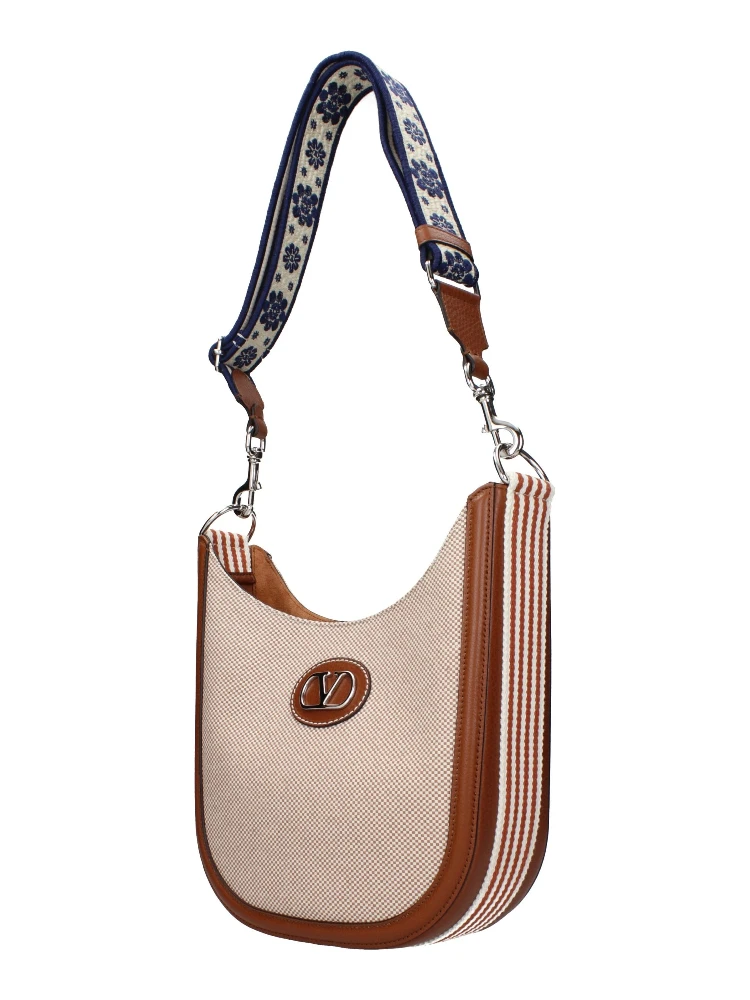 Beige Fabric Crossbody Bag alternative