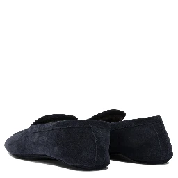 Loafers in suede leather